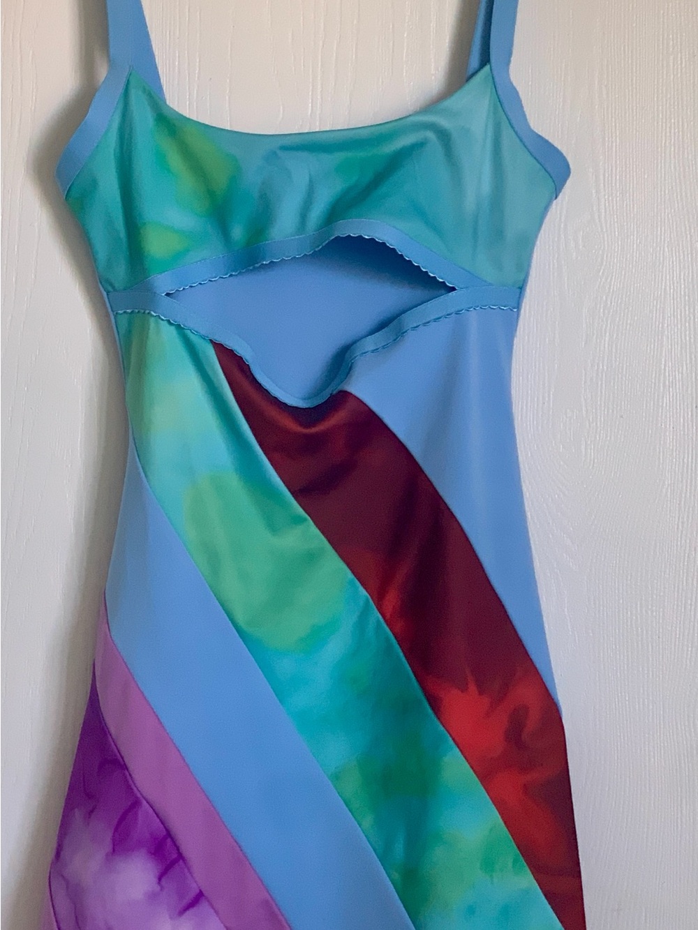 Sexy Multi-Color Cutout Slip Dress